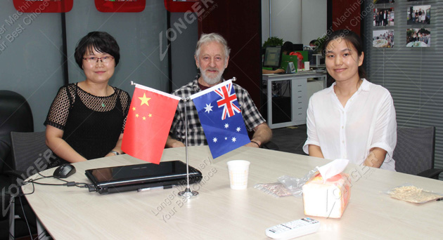 australia customer visit